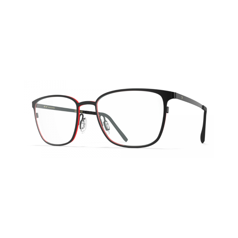 Glasses BLACKFIN SKAGEN BF1050 MATT BLACK FLUO RED 1726 53